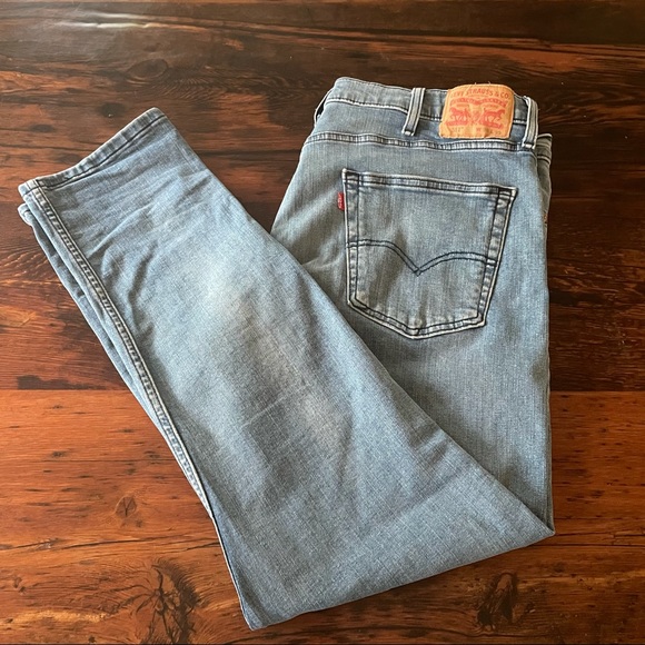 Levi's 512 Men's Denim Jeans W38 Light Med Wash - Picture 3 of 8